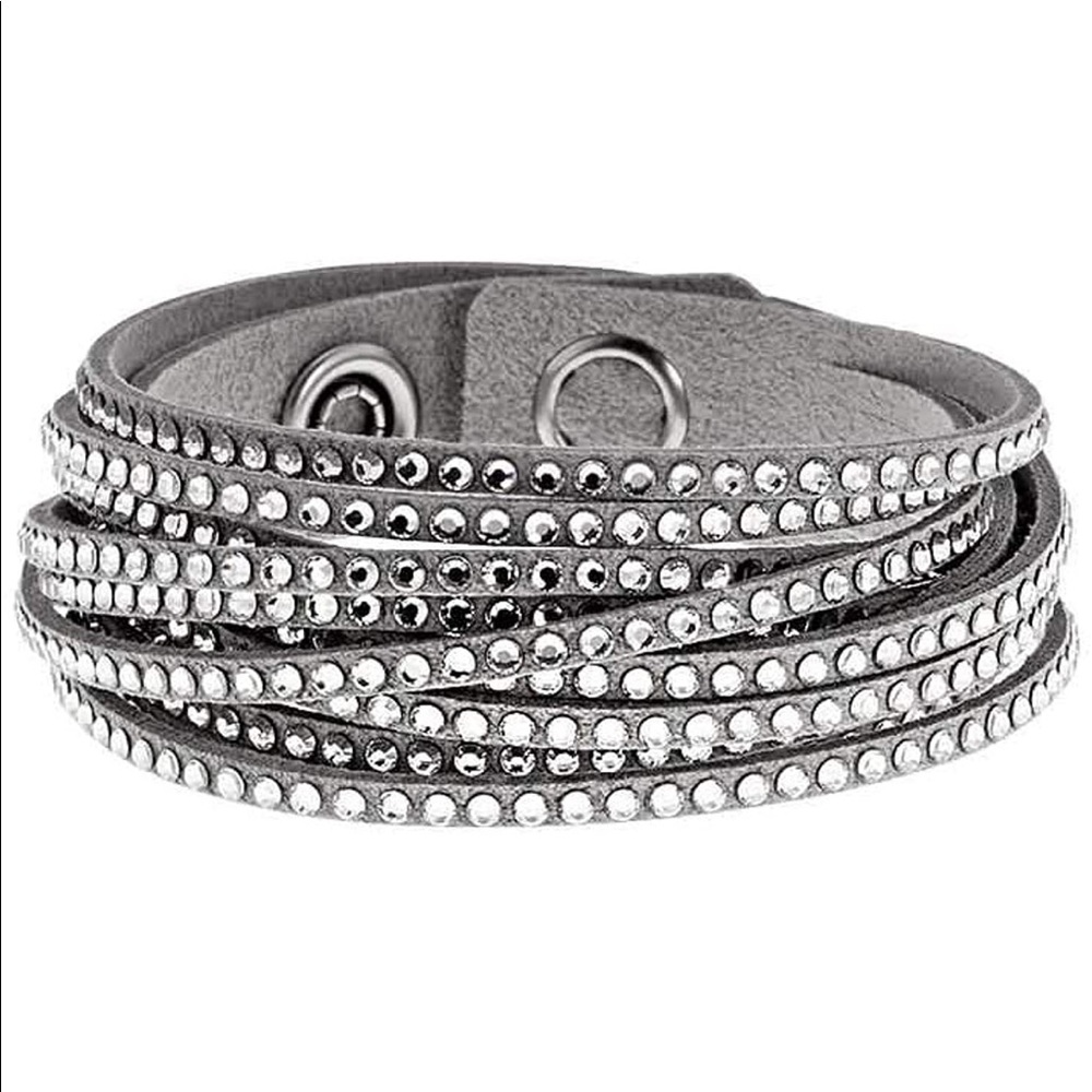 Swarovski Slake Crystal Gray Bracelet 1179236